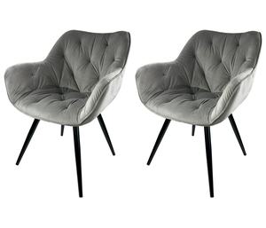 Silla de Comedor Tapizada en Terciopelo Contemporánea, Muebles de Comedor para Hotel, Sala de Estar, Silla de Comedor de Tela para Hogar y <span class=keywords><strong>Restaurante</strong></span> - Product Image 1