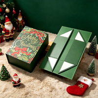 Boîtes d'expédition de luxe en gros, personnalisables avec logo, réutilisables, en forme de livre, pliables, en carton, avec couvercle ouvrant, finition brillante