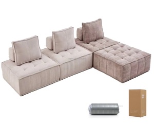 Modular <strong>Sectional</strong> <strong>Sofa</strong> Set Compression <strong>Sofa</strong> Vacuum Packed <strong>Sofas</strong> <strong>Camas</strong> for 70% Reduction in Transportation Cost - Product Image 1