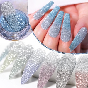 Yeni renk değişen ruh hali tırnak Glitter yansıtıcı toz termal tırnak toz toz süslemeleri jel lehçe toz parlak tırnak tozu - Product Image 4