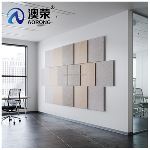 Panneau acoustique insonorisé pour pièce d'épaisseur personnalisée Idées de décoration pour salon Nouveau matériau décoratif Panneau mural acoustique de 9mm - Product Image 3