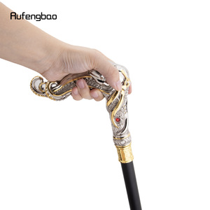 Bâton de marche Rufengbao Octopus Skull avec poignée en métal, canne de randonnée au design luxueux et tendance pour adultes - Product Image 4