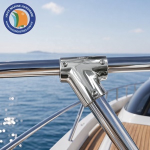 Herraje marino de acero inoxidable 316 de alta resistencia para toldo bimini, con riel de montaje, mordaza articulada deslizante para tubo de 7/8 pulgadas, accesorio para toldo de yate y barco - Product Image 2