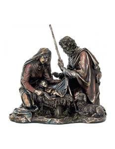 Decoración del hogar, estatuas de figuras humanas de bronce, moldes para Estatua de la <span class=keywords><strong>Sagrada</strong></span> <span class=keywords><strong>Familia</strong></span>, conjunto de Natividad, escultura de figura de Navidad - Product Image 4