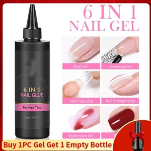 Smalto Gel 6 in 1 Multifunzionale, Colla per Unghie, Rinforzo per Unghie, Super Base e Top Coat, Estensione Unghie - Product Image 2