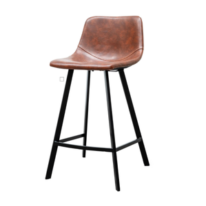 Tabourets de bar minimalistes au design élégant et à la construction robuste pour îlot de cuisine d'appartement moderne - Product Image 6