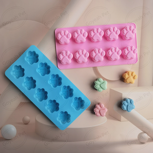 Yavru köpek pençe silikon pişirme kalıp köpek aperatif bisküvi çikolata buz küpü tedavi kalıpları - Product Image 3