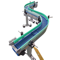 Cinta Transportadora Modular de Plástico para Línea de Producción de Alimentos