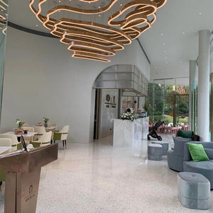 หินขัดทำจากหินขัด,หินขัดสีขาวเป็นมิตรต่อสิ่งแวดล้อมแผ่นพื้นหินเทียมราคาโรงงาน - Product Image 2