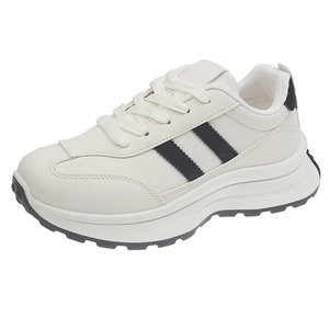 <span class=keywords><strong>Sneakers</strong></span> <span class=keywords><strong>Bianche</strong></span> da <span class=keywords><strong>Donna</strong></span> alla Moda con Suola Spessa - Scarpe Sportive Comode ed Eleganti per l'Uso Quotidiano - Product Image 5