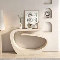 Table console d'art dorée ultra-étroite Simple lumière de salle à manger moderne de style européen entrée de luxe plate-forme de vue d'extrémité décorative élégante