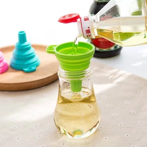 Foldable Funnel Silicone Household Liquid Dispensing Kitchen Tools Universal Auto Engine Oil Petrol Change Funnel