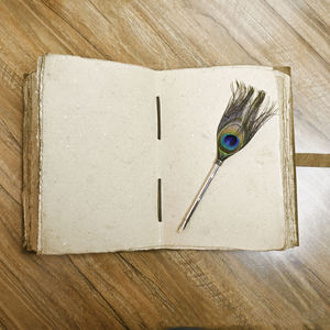 Personalized Genuine Leather Journal <b>A5</b> Vintage Notebook with Deckle Edge Paper Handmade Leather <b>Diary</b> Planner Writing Notebook - Product Image 2