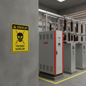 Señal de Alto Voltaje para Productos de Media y Alta Tensión, Advertencia de Seguridad Esencial - Product Image 3