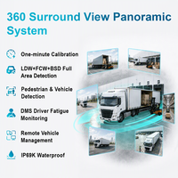 STONKAM UN ECE R151 R159 BSIS MOIS Système d'assistance au stationnement à vision panoramique avec 6 caméras de recul et DVR pour camion de chantier lourd