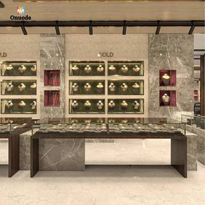 Premium Custom Luxury Jewelry Store Design with <b>LED</b> <b>Lighting</b> and Eco-Friendly Glass Cabinets for Boutique Interior Solutions - Product Image 3