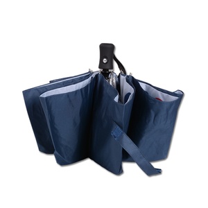 Fully Automatic Windproof Iron Frame Compact Sunshade Double Layer Colorful Printing Logo Promotion 3-Fold Outdoor <b>Umbrella</b> - Product Image 3