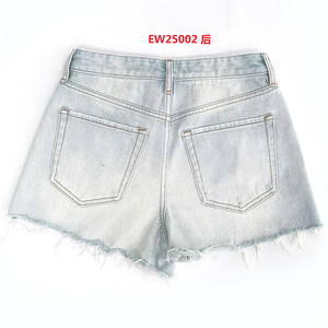 Excellente qualité populaire quotidien femmes Denim Shorts déchiré confortable Stretch été Streetwear mode Jean Shorts - Product Image 2