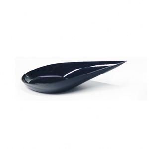 Assiettes jetables en plastique PS pour bonbons, mini-assiettes noires, transparentes, blanches, couverts pour restaurant, cuillères de dégustation de desserts - Product Image 5