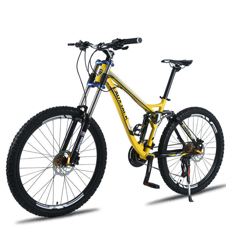 Cheap high carbon steel mountain bike for adults 24 26 27.5 29 inch downhill mtb bicycle with full suspension