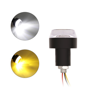 ไฟแต่งมอเตอร์ไซค์, ไฟแฮนด์, ไฟเลี้ยว, ไฟสองสีขาวและเหลือง, 12V - Product Image 1