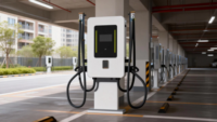 Station de recharge rapide DC à double pistolet 40KW 60KW 80KW Wallbox OCPP1.6/2.0