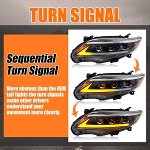 High Brightness <b>LED</b> <b>Projector</b> Headlight for Toyota Corolla 2011-2013 - Product Image 1