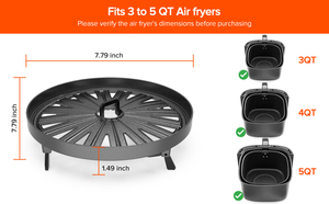 Grille de cuisson pour <span class=keywords><strong>friteuse</strong></span> avec conception multicouche-Cuisinez plus en moins de temps - Product Image 6