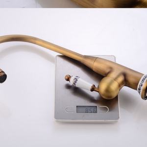 Robinet de cuisine en cuivre chaud et froid, rotatif à 360 degrés, robinet antique en laiton, robinet de haute qualité - Product Image 5