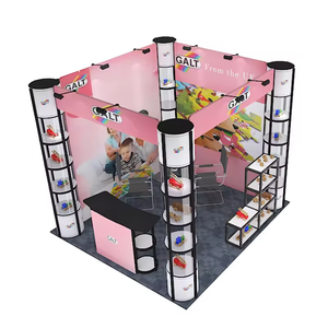 Portable Twister spirale tour exposition affichage 10x20 aluminium outil gratuit publicité Promotion Tables modulaire salon stand - Product Image 6