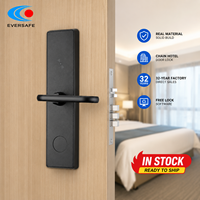 Sistem Akses Pintu Kartu RFID Kunci Hotel Pintar Berbahan Paduan Seng untuk Kamar Hotel