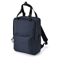 Sac à dos de style japonais unisexe avec rangement pour ordinateur portable A4 sac à main à fermeture éclair étanche pour sac d'école pour étudiants