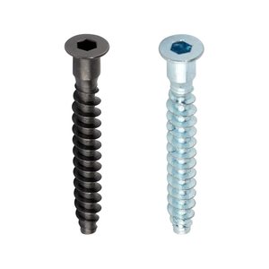 M5 40mm 60mm Hex mô-men xoắn ốc vít đồ nội thất Allen Đầu phẳng vít gỗ mạ kẽm và đen sắt hình lục giác ổ cắm vít - Product Image 1