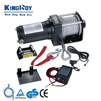 KingRoy 1100kg 2500lbs 1ton treuil pour atv petit mini treuil électrique 12v à vendre