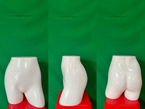 Witte dames torso mannequin voor het etaleren van ondergoed, lingerie en badkleding - Product Image 3