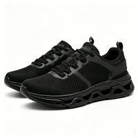 Vente en gros de baskets pour hommes personnalisées ODM OEM Oncloud en maille bleue à lacets - Respirantes, amorties, antidérapantes et légères