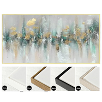 Fournisseur en gros d'œuvres d'art pour hôtels, tableaux abstraits modernes nordiques, art mural sur toile, texture en feuille d'or 3D, peinture à l'huile faite à la main