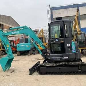Goede Staat <span class=keywords><strong>Kobelco</strong></span> Sk55 <span class=keywords><strong>Japan</strong></span> Originele Gebruikte Mini Graafmachine 5.5 Ton 5 Ton Tweedehands Sk55sr Crawler Digger Met Cabine Bagger - Product Image 2