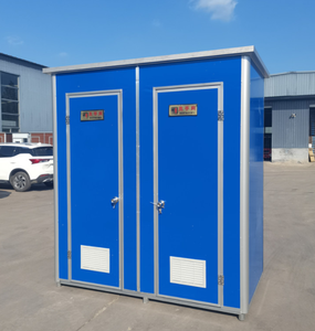 Unité combinée toilettes et douche portables 2 postes, cabine WC mobile en panneaux sandwich, <span class=keywords><strong>salle</strong></span> <span class=keywords><strong>de</strong></span> bain temporaire, <span class=keywords><strong>prix</strong></span> usine - Product Image 5