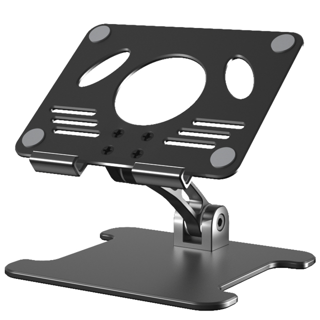 New Design Adjustable Laptop Stand Aluminum Alloy Laptops Bracket Computer Stand Riser With Heat-Vent to Elevate Laptop Holder