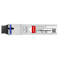 Module SFP LINK-PP 1G, transceiver fibre optique 1.25G SC, 10 km, monomode, industriel, 1310 nm TX 1550 nm RX avec certifications FCC CE ROHS REACH