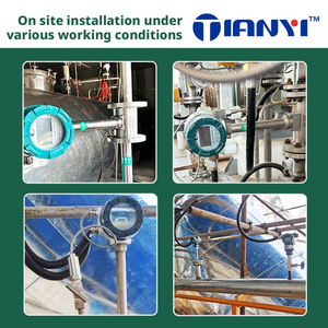 Misuratore di Flusso a Vortice DN15-1600 per Vapore e Aria, Sensore con Display Digitale RS485, Batteria, Flussometro a Vortice Flangiato - Product Image 6