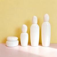 Pot en verre de luxe pour crème cosmétique avec couvercle, unique, 30g 50g 30ml 50ml, pour soins de la peau et beurre corporel
