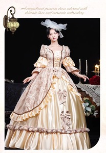 QQWZ196 Ecoparty vestido del siglo XVIII vestido rococó <span class=keywords><strong>barroco</strong></span> mascarada traje histórico victoriano crinolina bola y vestido de novia - Product Image 4