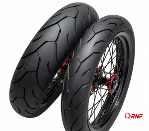 Nouvel ensemble de pneus Supermoto 110/70-17 140/70-17, pneus de route à motif lisse pour SurRon Ultra Bee, vélo électrique, rétrofit/amélioration MX - Product Image 2