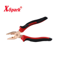Pince combinée anti-étincelles X-SPARK en alliage de cuivre au béryllium, outils de sécurité pour les industries des gaz explosifs, du pétrole et des produits chimiques