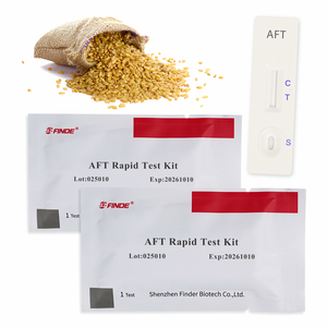 정량적 아플라톡신 급속 검사 키트 5-10 분 결과 수의사의 사용 식품 사료 곡물 테스트 스트립에 대한 총 아플라톡신 검출 - Product Image 1