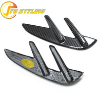 Pièces de rechange extérieures automobiles G80 : Garniture de ventilation de garde-boue en fibre de carbone sèche pour BMW M3 G80 G81 2021+ Grille d'aération latérale et garniture de phare