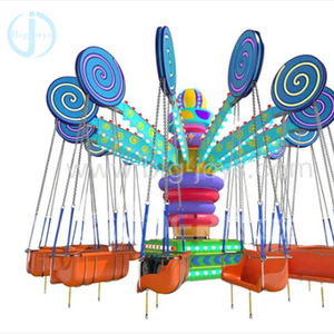 Chaise volante d'intérieur de sucette de parc d'attractions de jeu de foire d'enfants 16 sièges avec la tour de remorque avec la lumière <span class=keywords><strong>à</strong></span> <span class=keywords><strong>vendre</strong></span> - Product Image 4