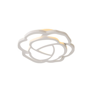 Lustre LED Créatif Blanc Froid Nordique Moderne à Commande Tactile, CRI 90 Élevé, en Aluminium, Luminaire de Designer pour Chambre Parentale - Product Image 1